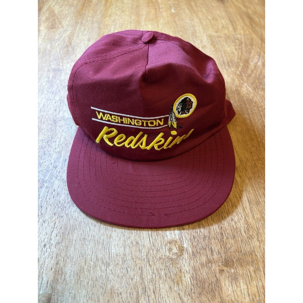 Vintage Washington Redskins SnapBack Adjustable Trucker Hat Cap (Flaw On snaps)